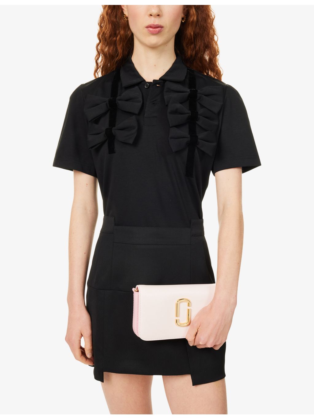 Marc Jacobs Snapshot leather wallet-on-chain 12 x 20cm (British brand)