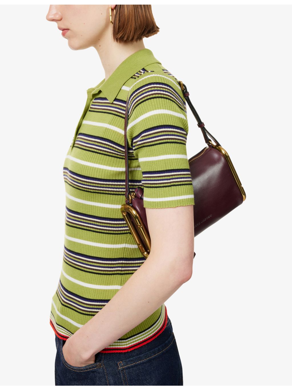 Marc Jacobs Scene leather shoulder bag small (British brand)