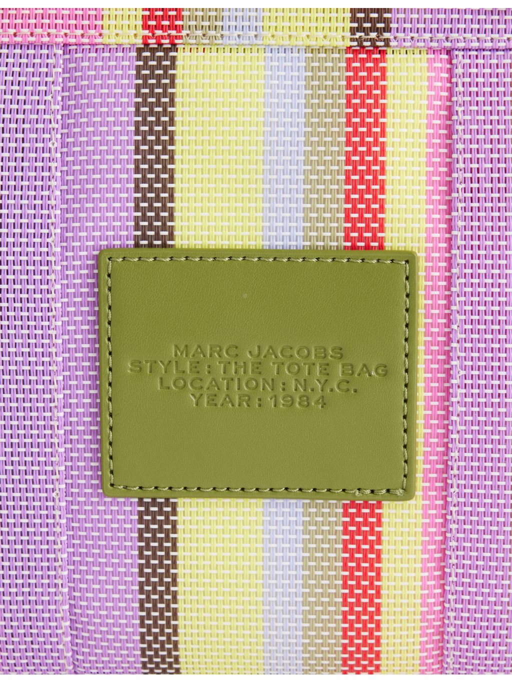 Marc Jacobs small mesh tote bag striped, UK version