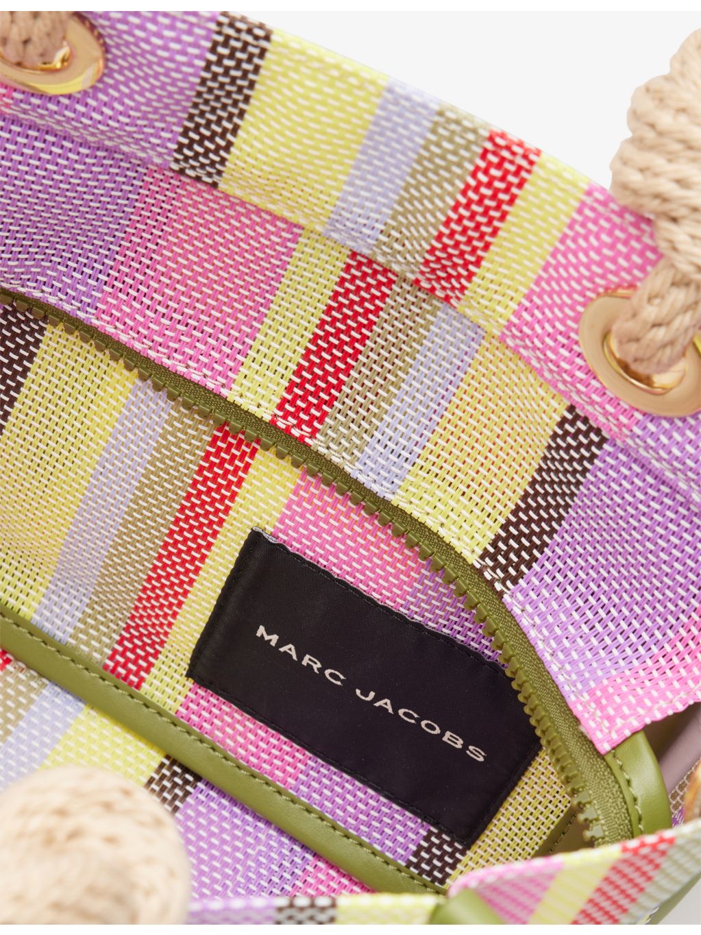 Marc Jacobs small mesh tote bag striped, UK version
