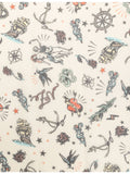 Zadig&Voltaire Kerry tattoo-print modal scarf, imported from the UK
