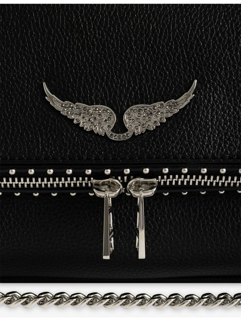 Zadig&Voltaire Rocky II leather shoulder bag, UK version