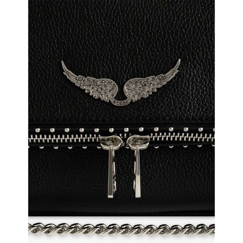 Zadig&Voltaire Rocky II leather shoulder bag, UK version