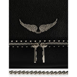 Zadig&Voltaire Rocky II leather shoulder bag, UK version