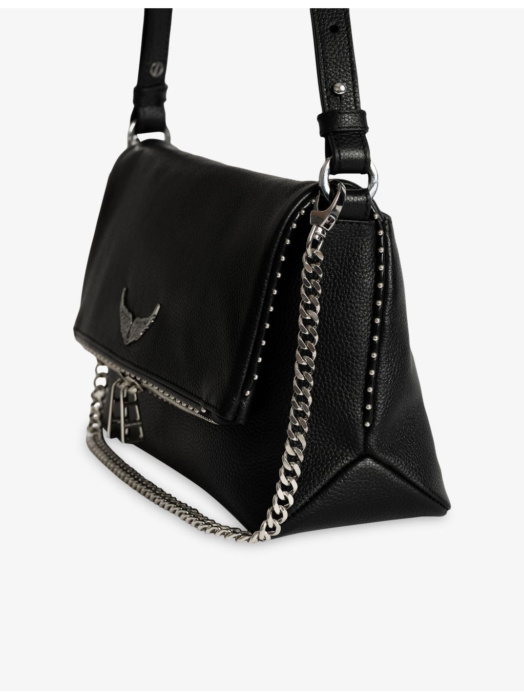 Zadig&Voltaire Rocky II leather shoulder bag, UK version