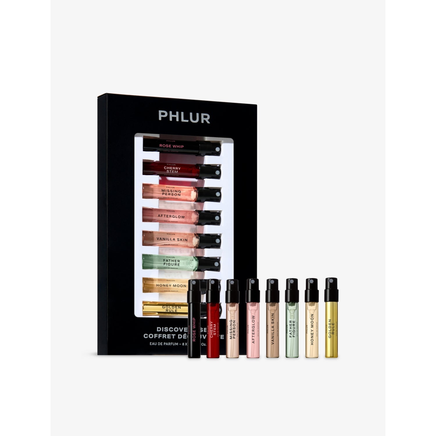 PHLUR New Discovery Set fragrance samples 8 x 2mL - British product