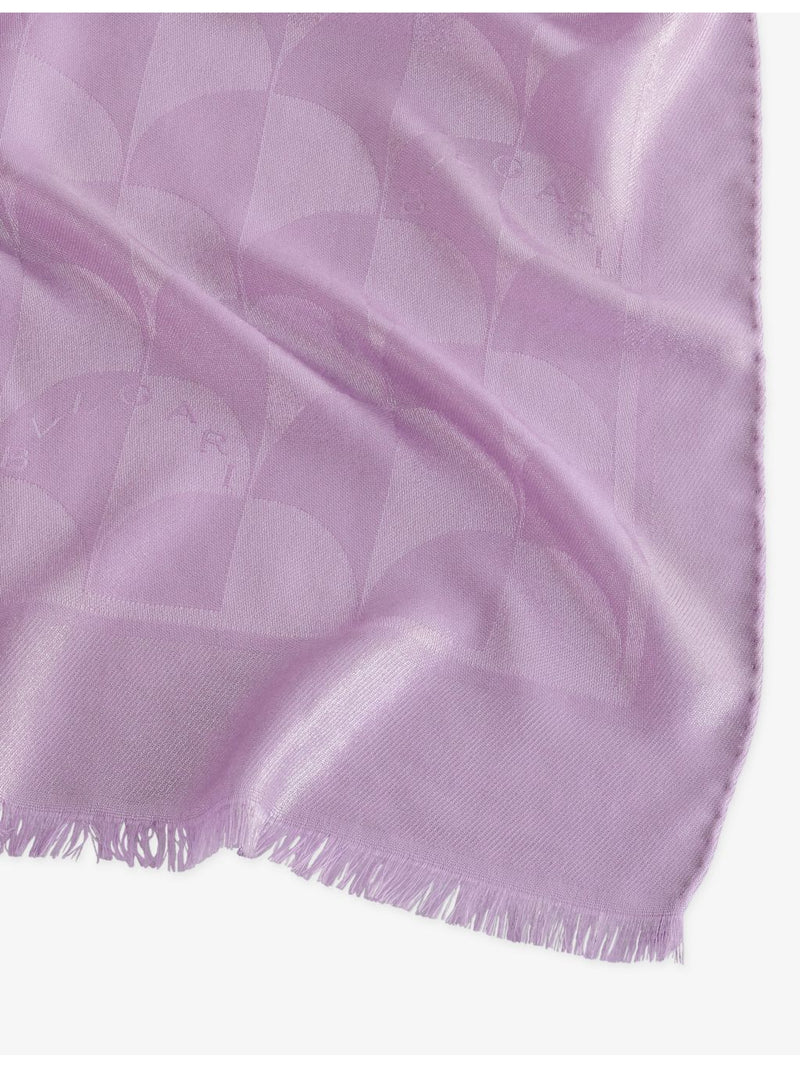 Bvlgari Calla Maxi silk and wool stole 180cm (British brand)