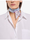 Bvlgari printed silk-twill scarf 120cm (British brand)