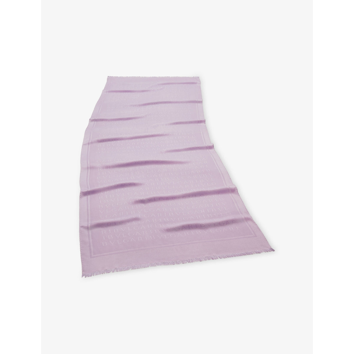 Bvlgari Lettere Maxi Light Silk Stole Scarf