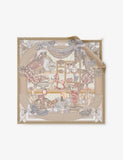 Bvlgari Curiosity Printed Square Silk-Twill Scarf 140cm