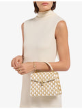 Bvlgari Serpenti Forever raffia top-handle bag medium, UK version