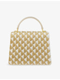Bvlgari Serpenti Forever raffia top-handle bag medium, UK version