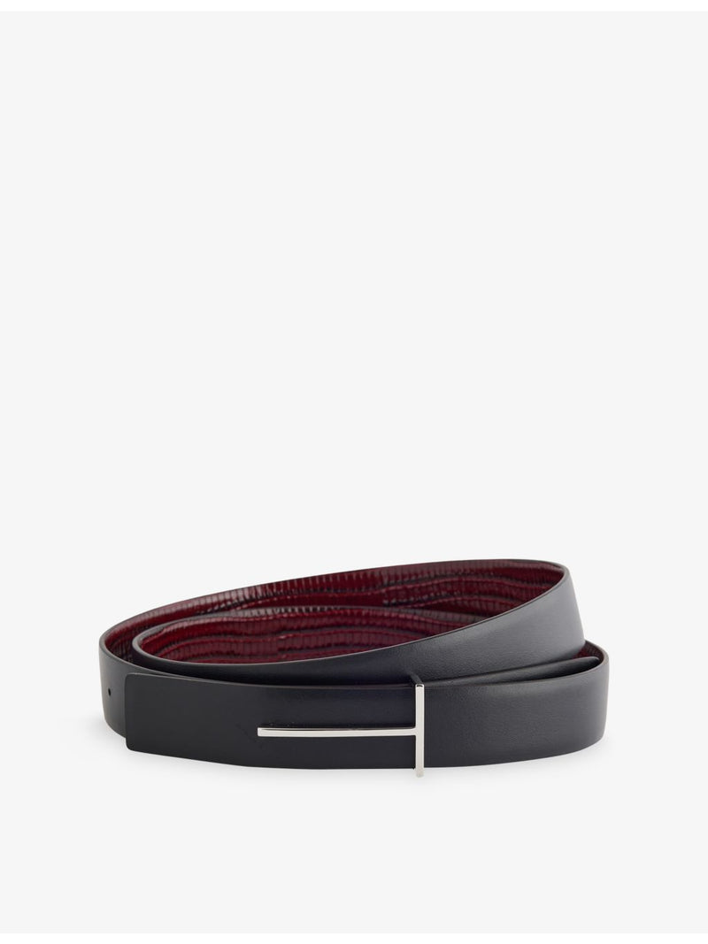 Tom Ford Slim-T reversible leather belt 2.8cm (British brand)