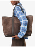 Tom Ford leather tote bag with slip pocket, imported from the UK