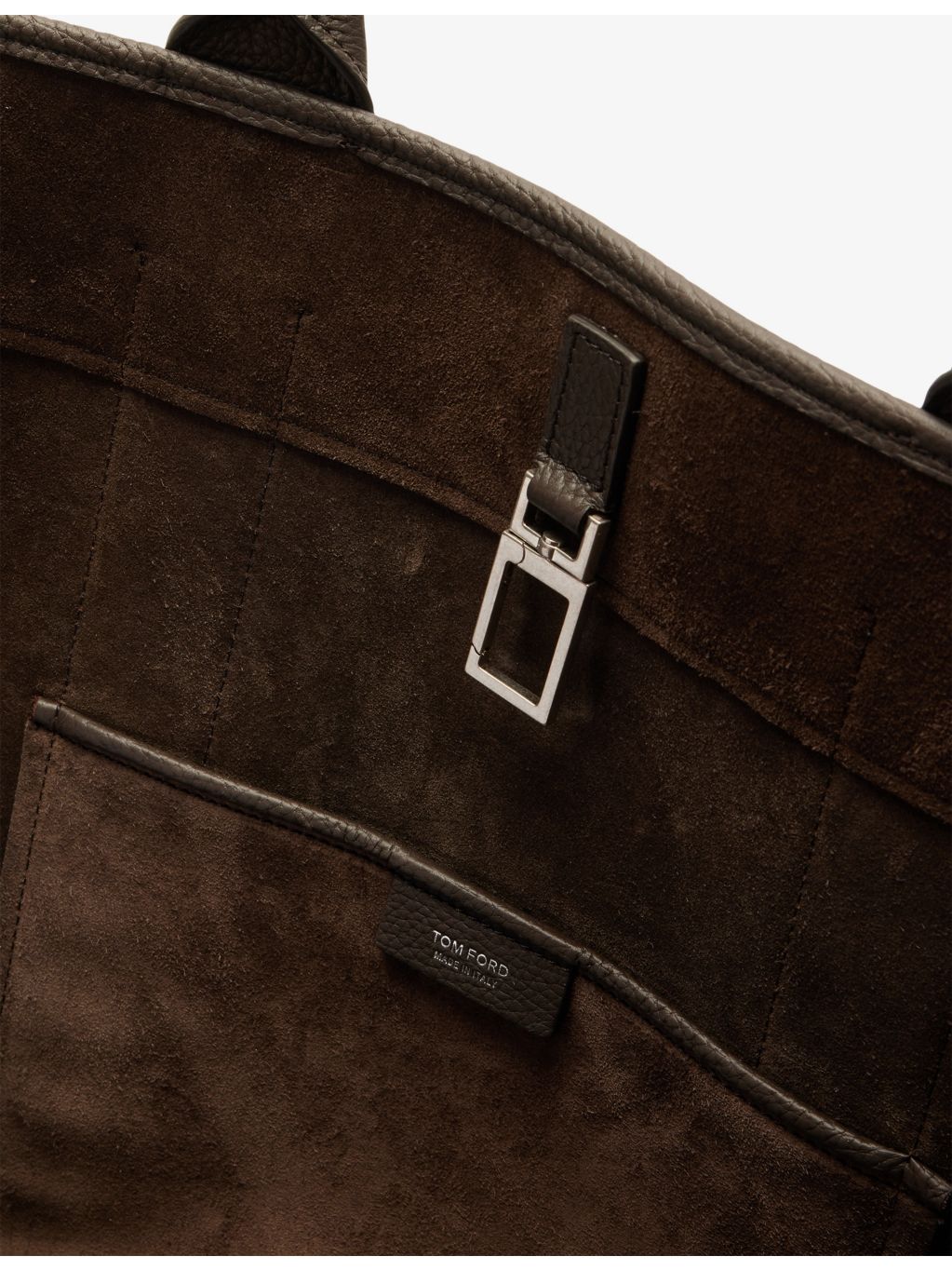 Tom Ford leather tote bag with slip pocket, imported from the UK
