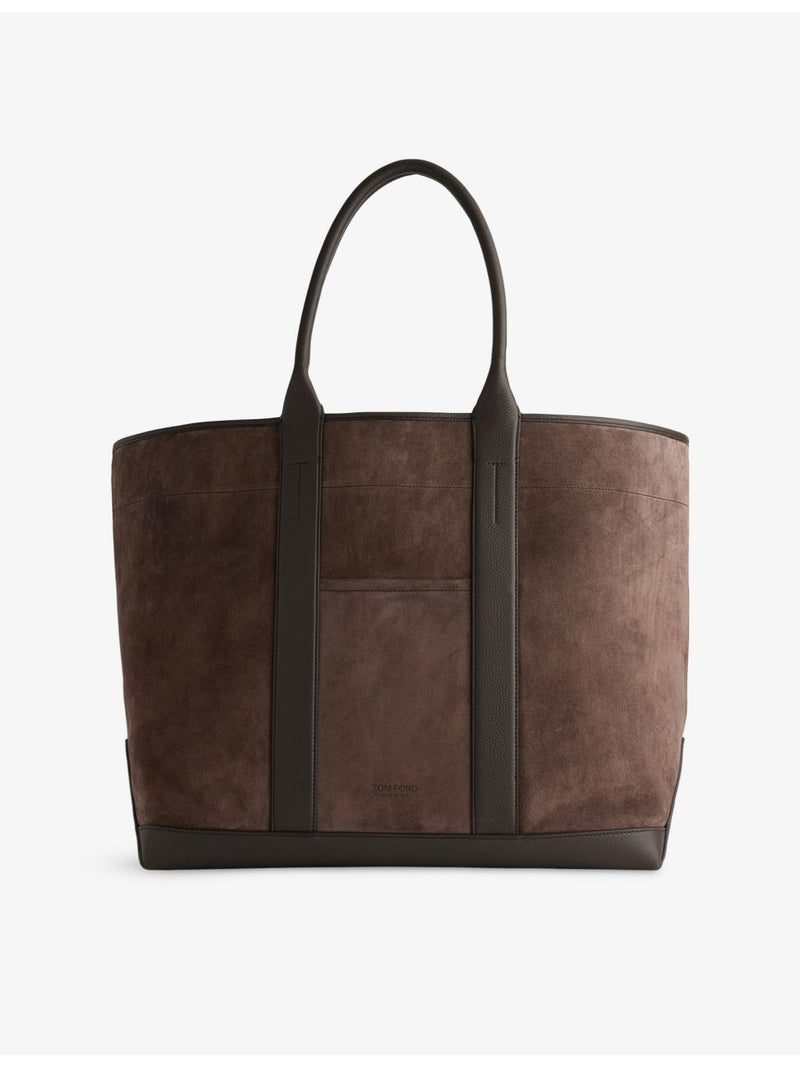 Tom Ford leather tote bag with slip pocket, imported from the UK
