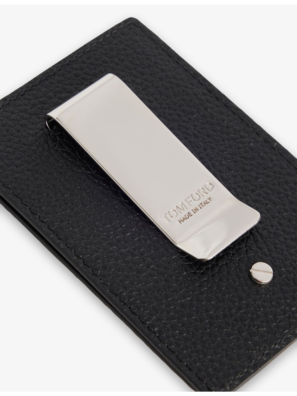 Tom Ford logo clip leather card holder, imported from the UK
