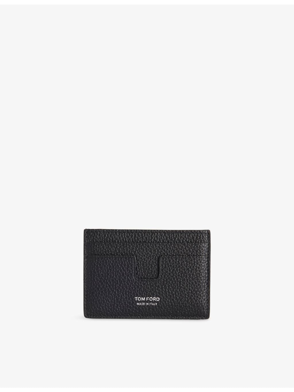 Tom Ford logo clip leather card holder, imported from the UK