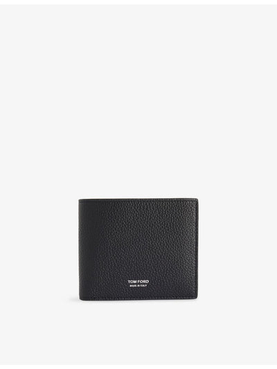selfridges Tom Ford Logo Bifold Leather Wallet- Buy online at McGrocer