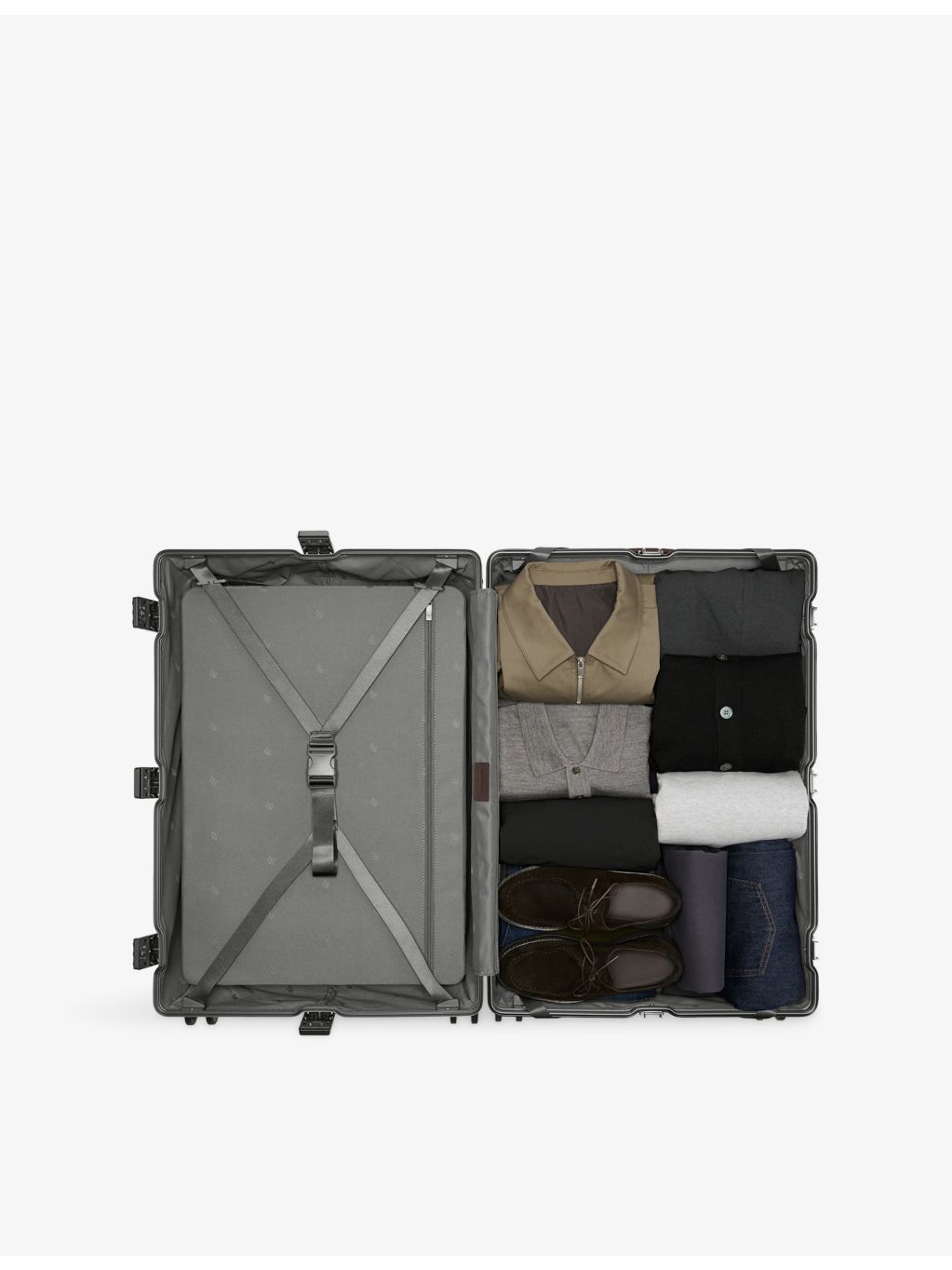 Carl Friedrik large 80cm 4-wheel suitcase, UK version