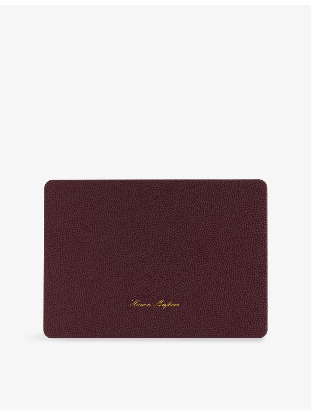 Heaven Mayhem pebbled vegan Air 13 laptop case, imported from the UK