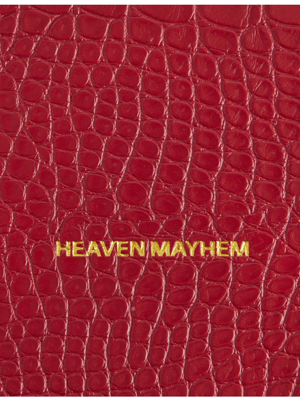 Heaven Mayhem vegan-leather Air 15 laptop case, imported from the UK