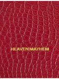 Heaven Mayhem vegan-leather Air 15 laptop case, imported from the UK
