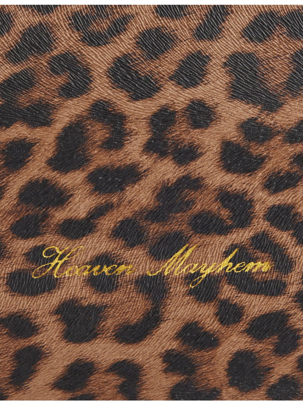 Heaven Mayhem cheetah-print vegan-leather 13 inch laptop case, UK version