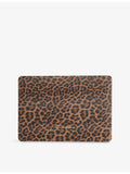 Heaven Mayhem cheetah-print vegan-leather 13 inch laptop case, UK version