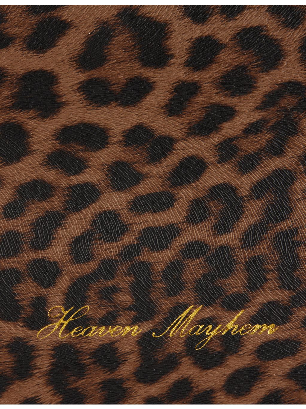 Heaven Mayhem leopard print vegan leather MacBook Air 15 case (British brand)