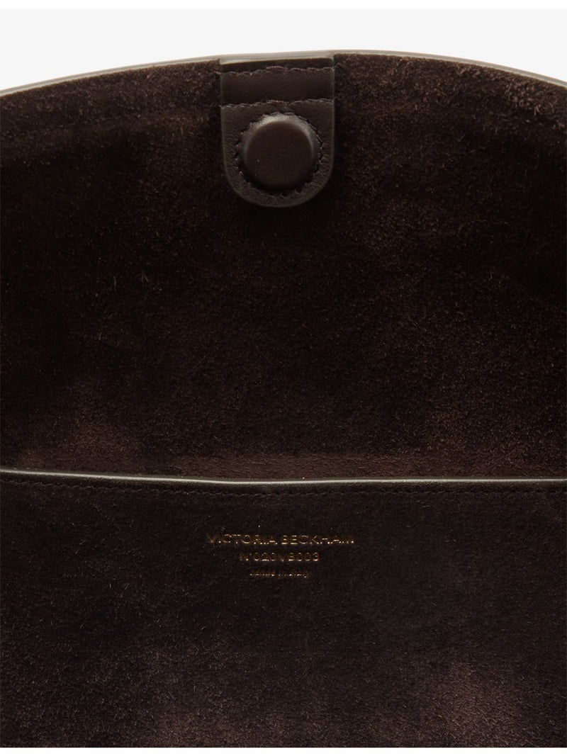 Victoria Beckham leather tote bag structured shape, imported from the UK