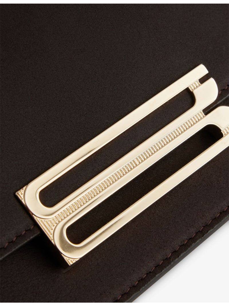 Victoria Beckham Dorian Flap Leather Clutch - British product
