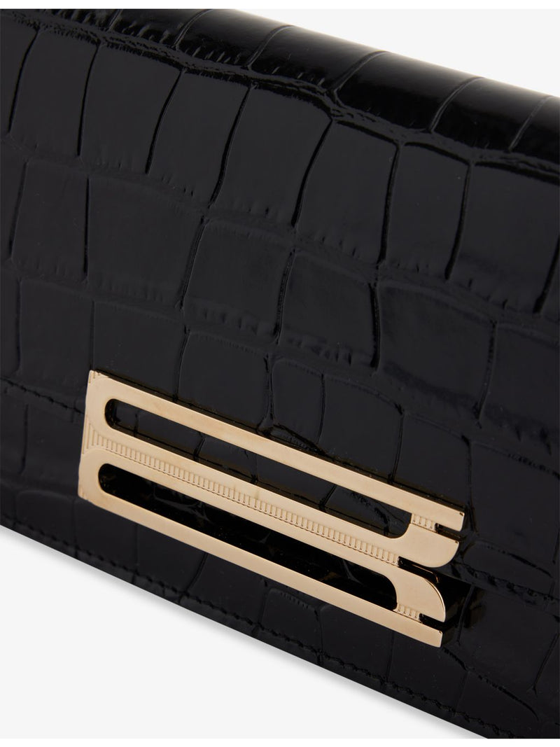 Victoria Beckham Dorian East-West leather clutch bag, UK version