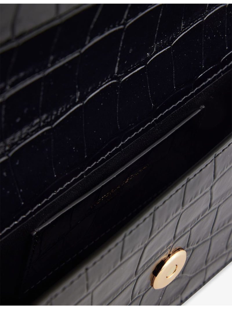 Victoria Beckham Dorian East-West leather clutch bag, UK version