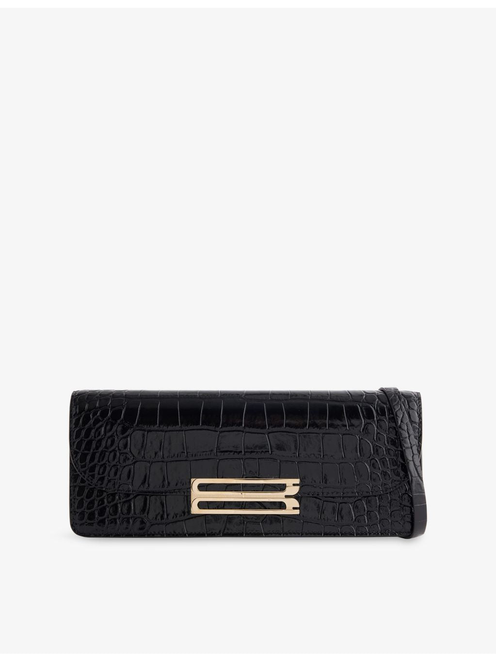 Victoria Beckham Dorian East-West leather clutch bag, UK version