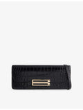 Victoria Beckham Dorian East-West leather clutch bag, UK version