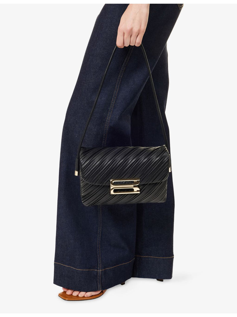 Victoria Beckham quilted-leather shoulder bag, imported from the UK