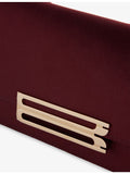 Victoria Beckham Dorian East-West satin clutch bag - British product