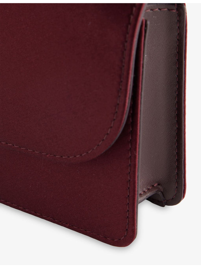 Victoria Beckham Dorian East-West satin clutch bag - British product