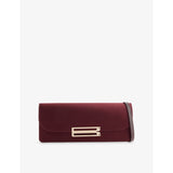 Victoria Beckham Dorian East-West satin clutch bag - British product
