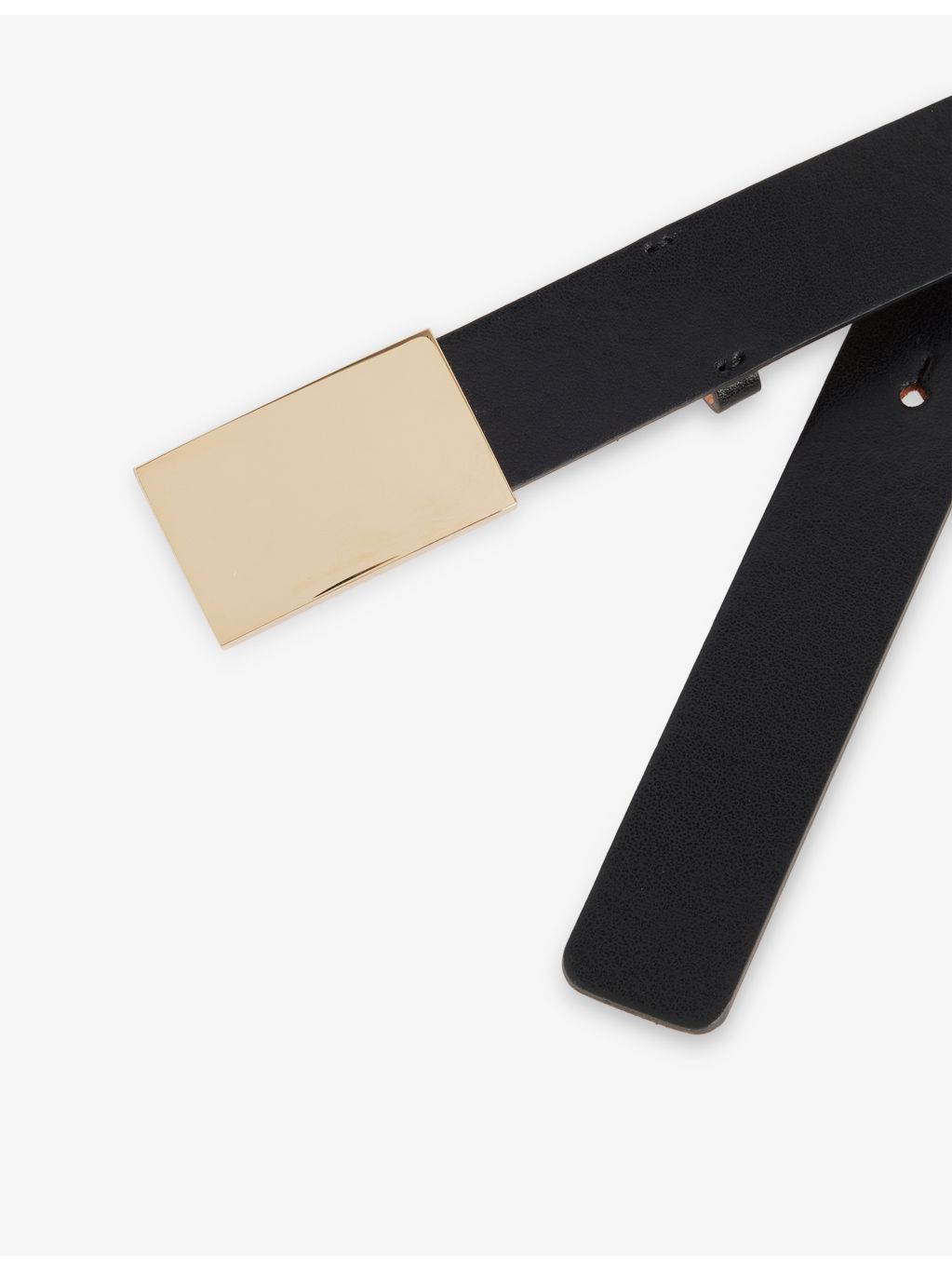 Victoria Beckham Portofino mirror leather belt, imported from the UK