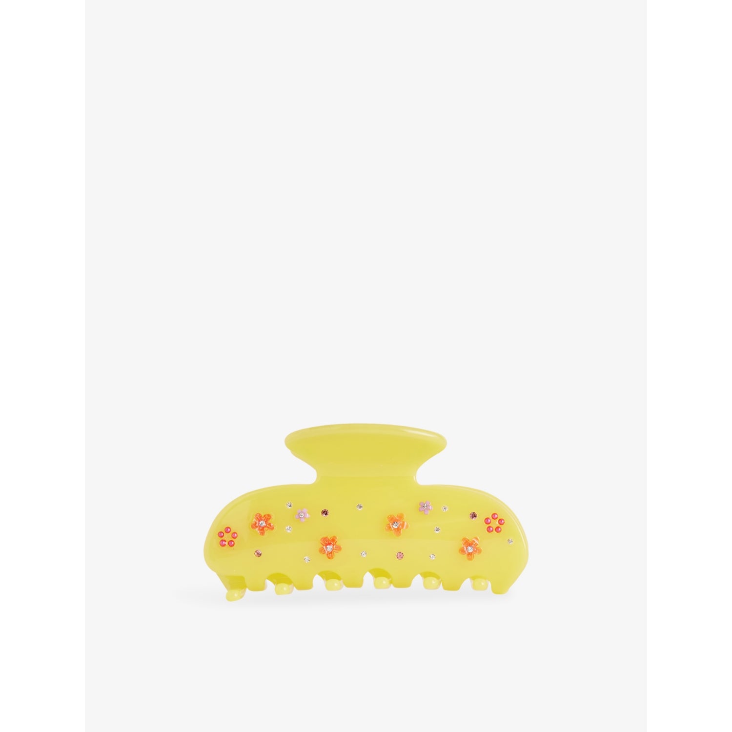 Sweetheart Cellulose Acetate Claw Hair Clip - Berry Beach Club