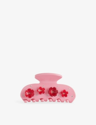Emi Jay sweetheart cellulose acetate claw hair clip 7.5cm (British brand)