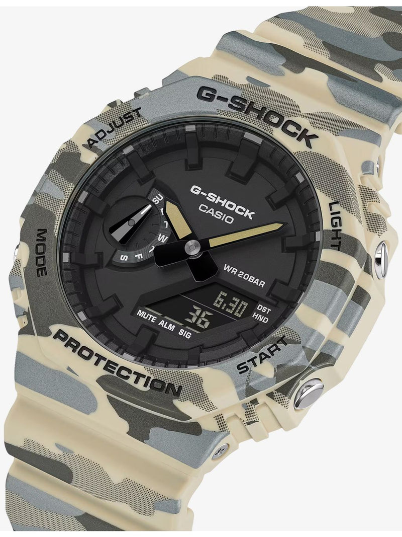 G-Shock watch 2100 series camouflage origami pattern (British brand)