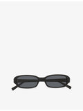 Saint Laurent sunglasses oval-frame acetate - British product