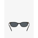 Saint Laurent SL M160 oval-frame acetate sunglasses - British product