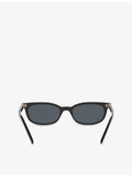 Saint Laurent SL M160 oval-frame acetate sunglasses - British product