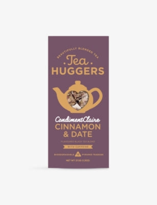 Tea Huggers cinnamon & date black tea blend 15 teabags, UK version