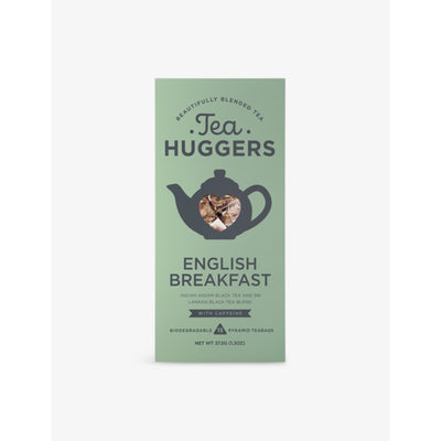 selfridges Tea Hugger English Breakfast Assam & Sri Lankan Black Tea Blend 15 Teabags 37.5g- Buy online at McGrocer