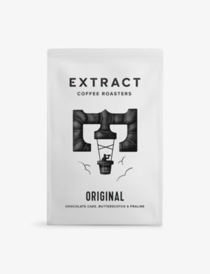 Extract Coffee Roasters chocolate cake butterscotch praline coffee beans 250g (British brand)